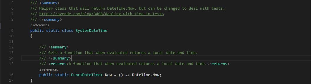 Deal with time dependencies in Tests